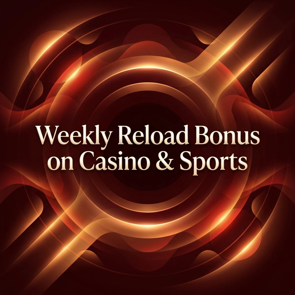 Weekly Reload Bonus on Casino & Sports